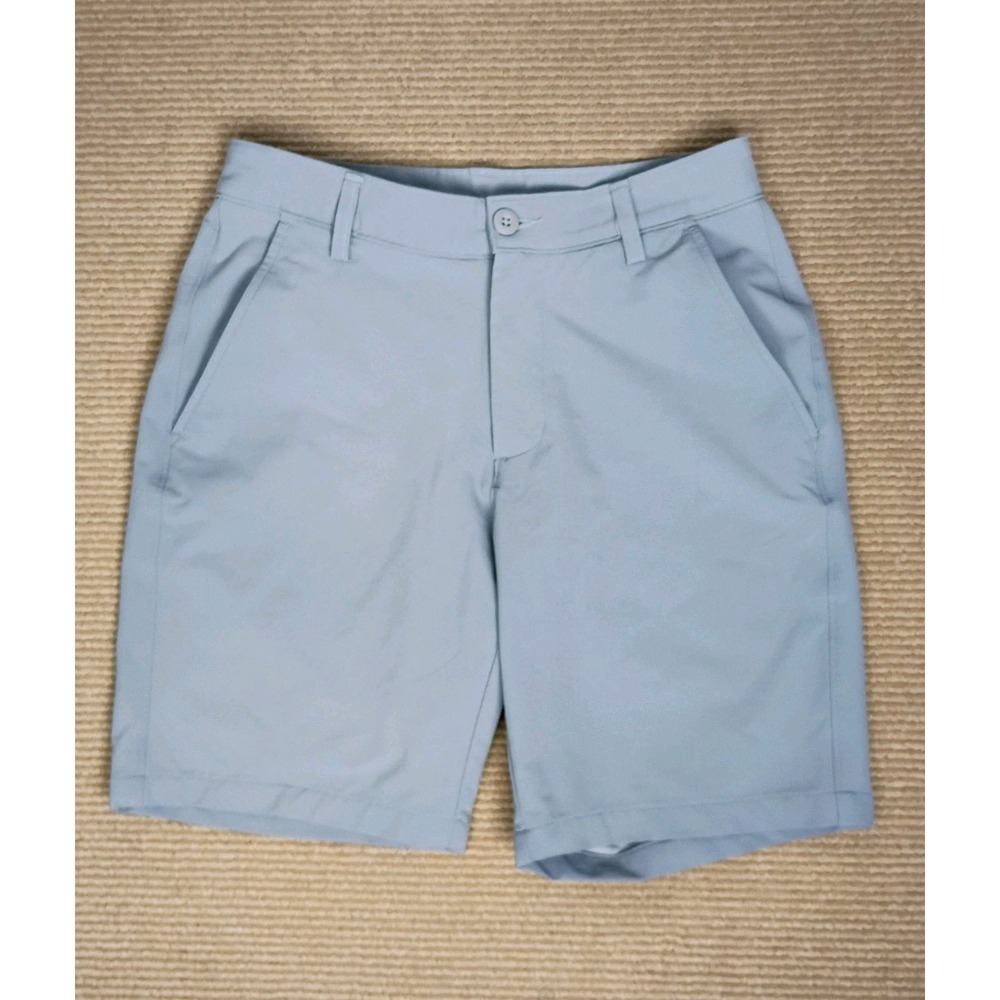 Under Armour Men's UA Match Play Golf Tapered Silver Gray Shorts Size 30